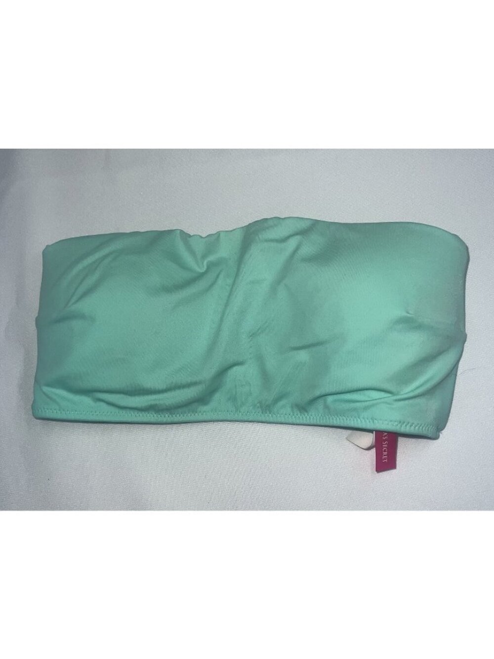 Victorias Secret Bandeau Bikini Top Womens Small Mint Green Strapless Swim Suit